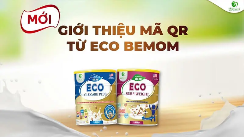 Uống Sữa Hạt ECO Bemom - Quét Mã QR Trúng Vàng